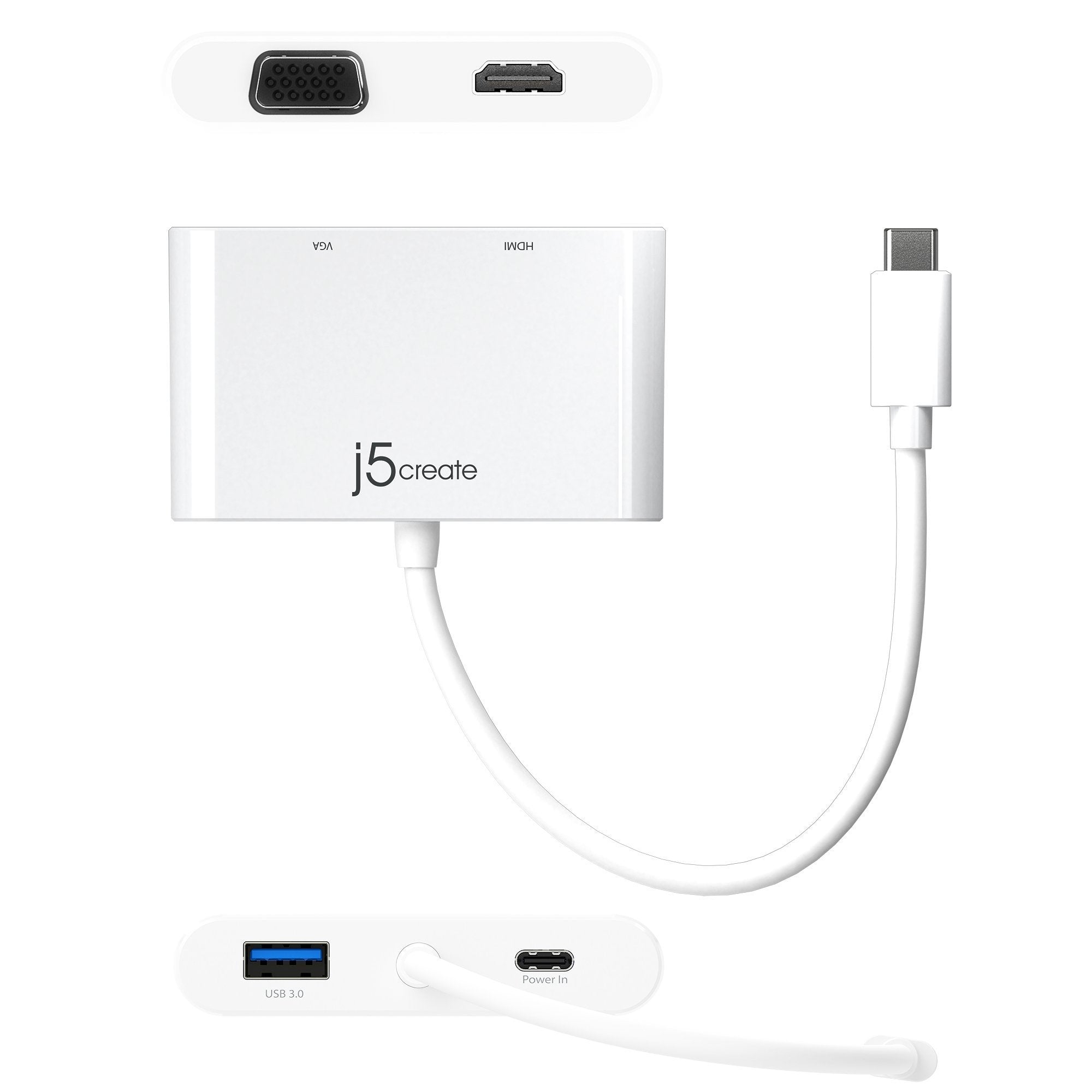 JCA175 USB-C™ to HDMI™ & VGA Adapter with USB™ 3.0/Power Delivery - Image 6