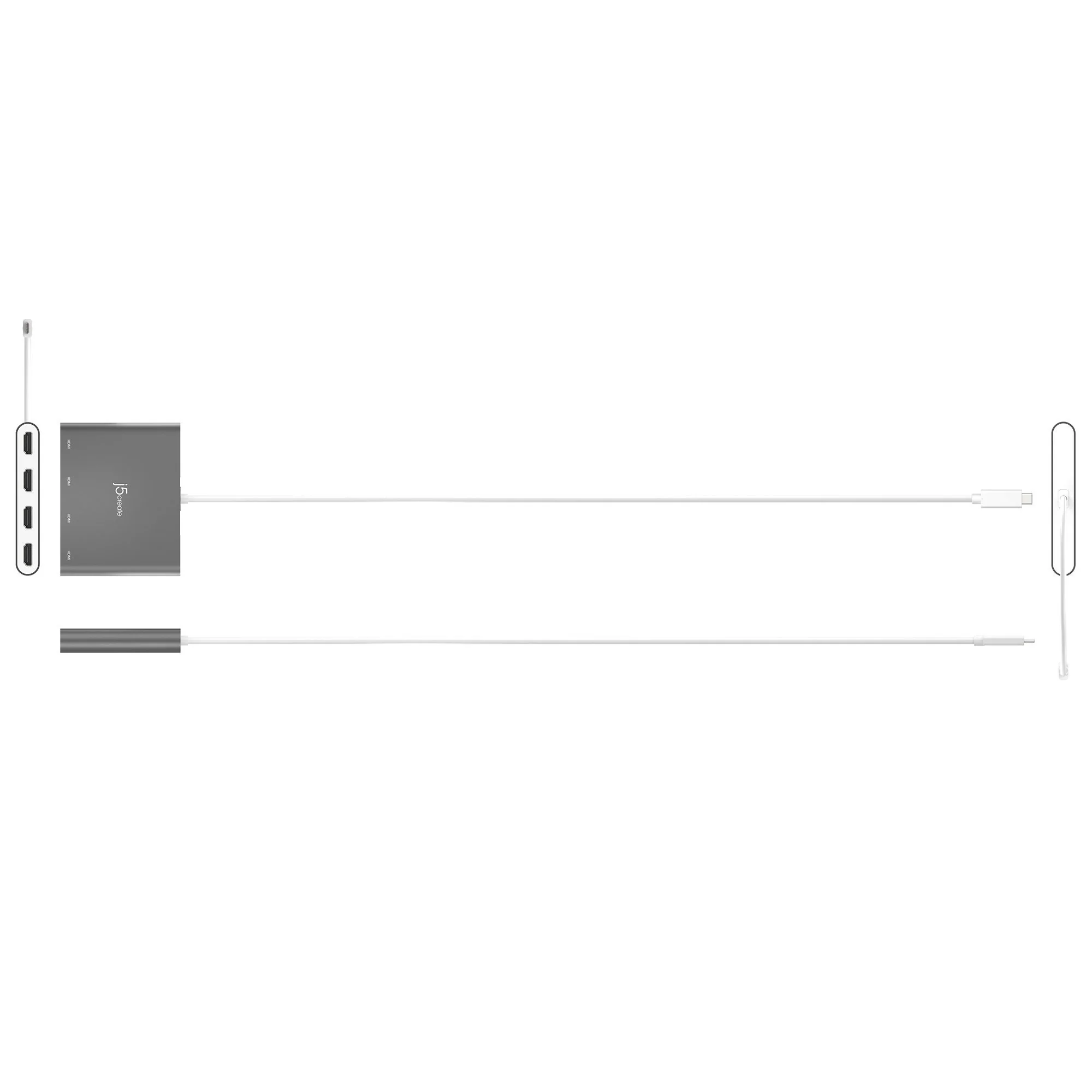 JCA366 USB-C™ to 4-Port HDMI™ Multi-Monitor Adapter - Image 7