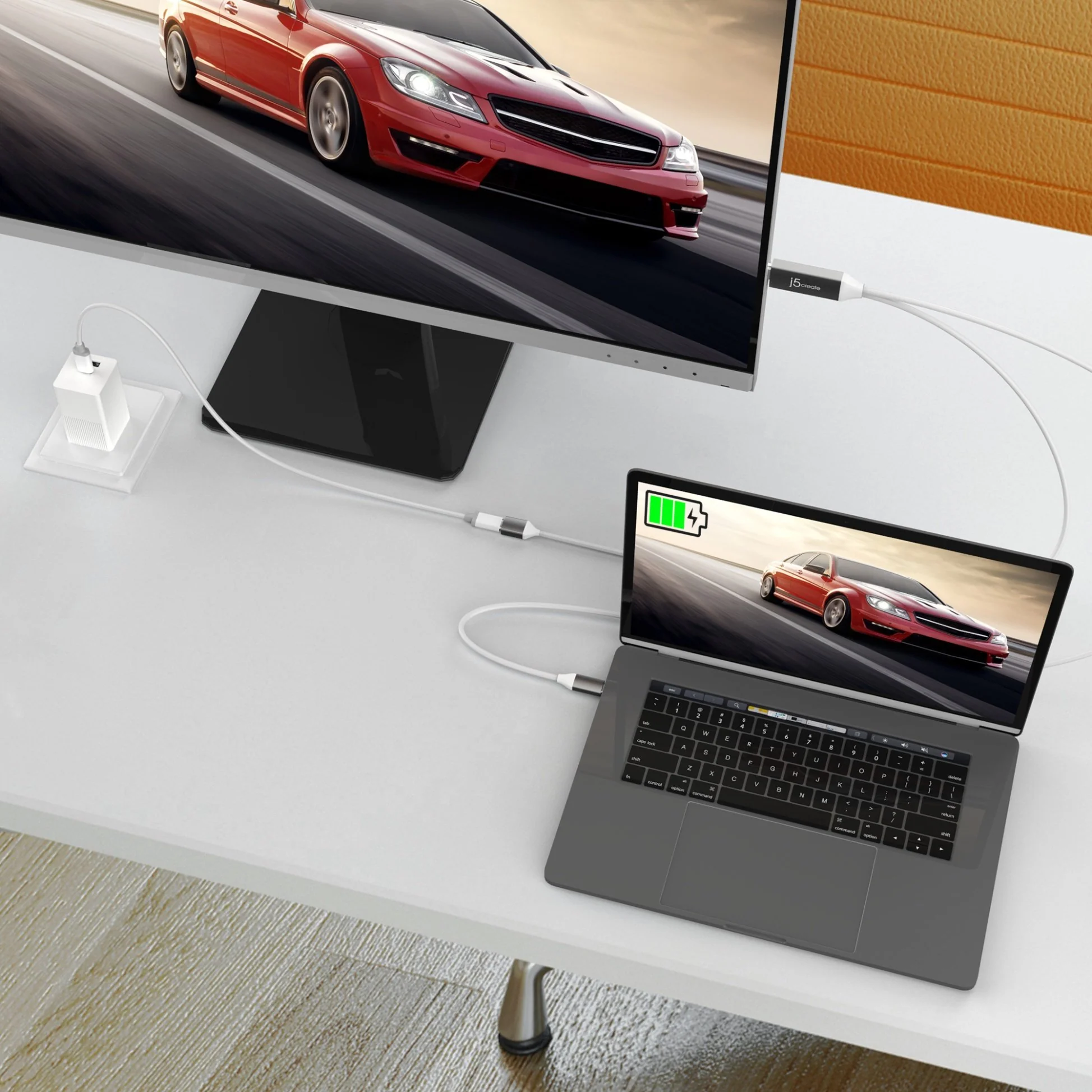 JCC155G USB-C® to 4K HDMI™ Cable With PD100W Pass-Through - Image 6
