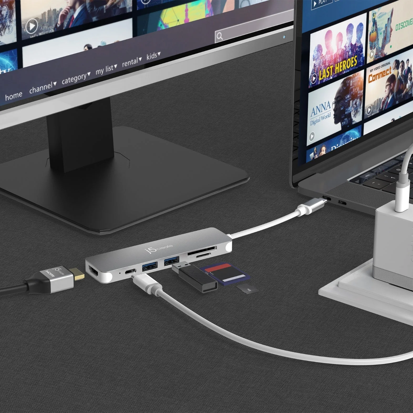 JCD353 USB-C® to 4K HDMI™ Multi-Port Hub - Image 7