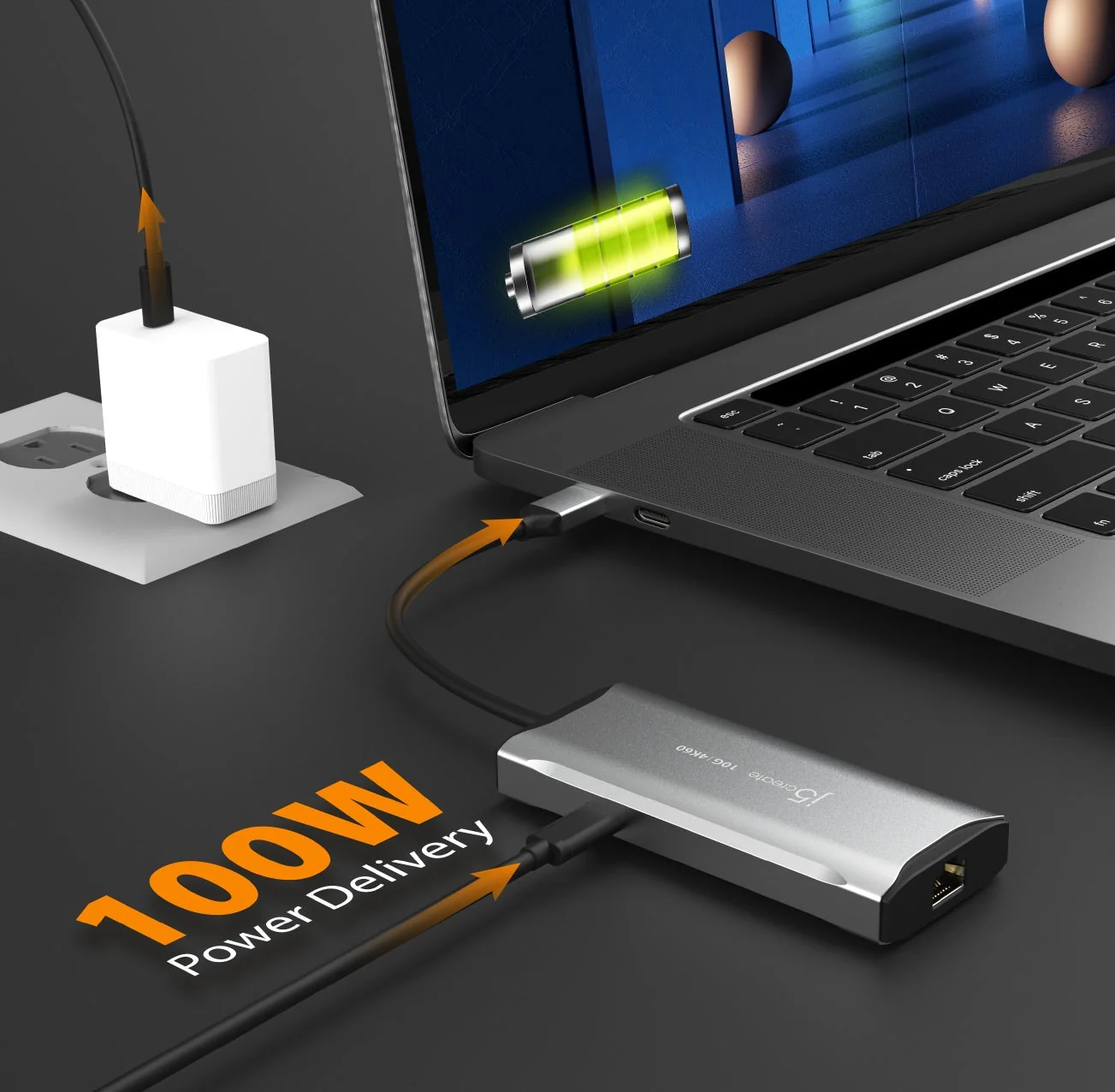 JCD392 4K60 Elite USB-C® 10Gbps Travel Dock - Image 9