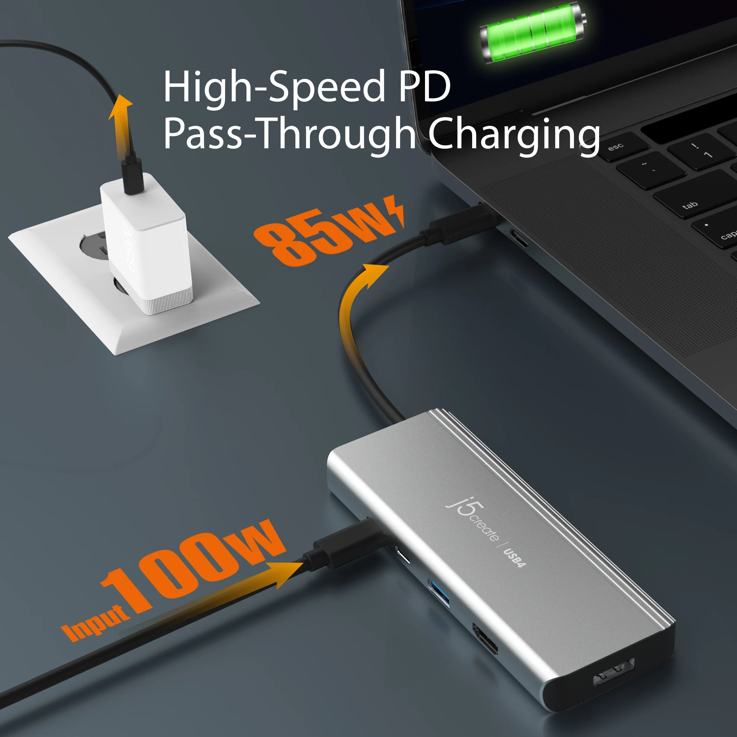 JCD401 USB4® Dual 4K Multi-Port Hub - Image 9