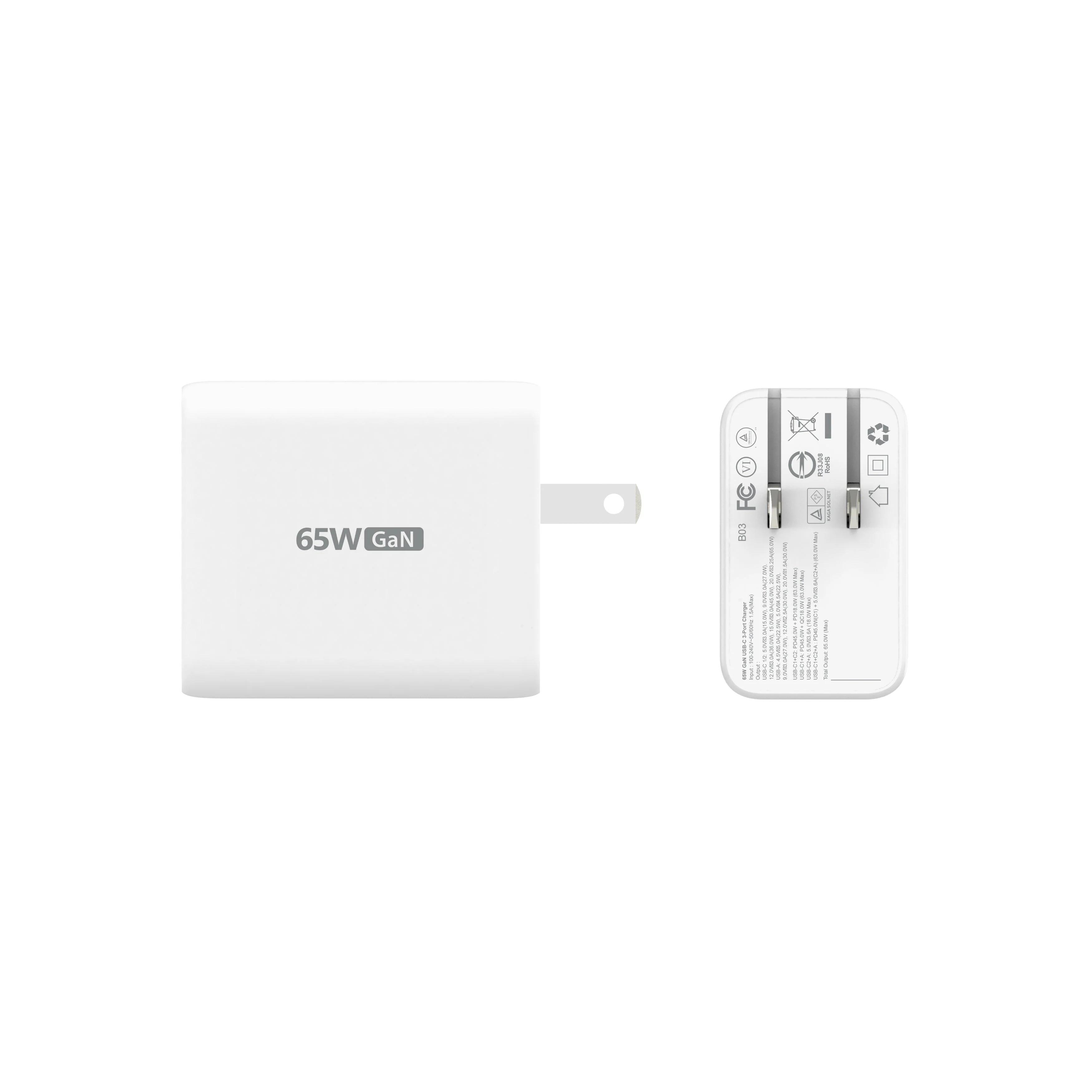 JUP3365 65W GaN USB-C® 3-Port Charger - Image 6