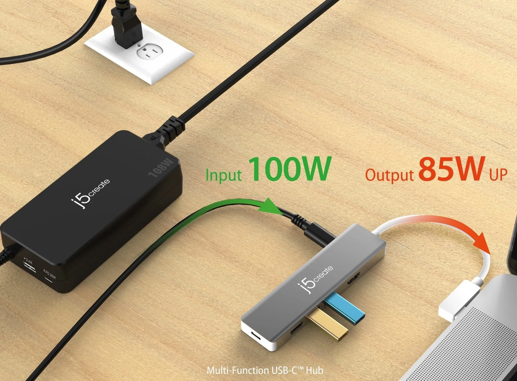 JUP34108 108W PD USB-C® Super Charger - Image 7