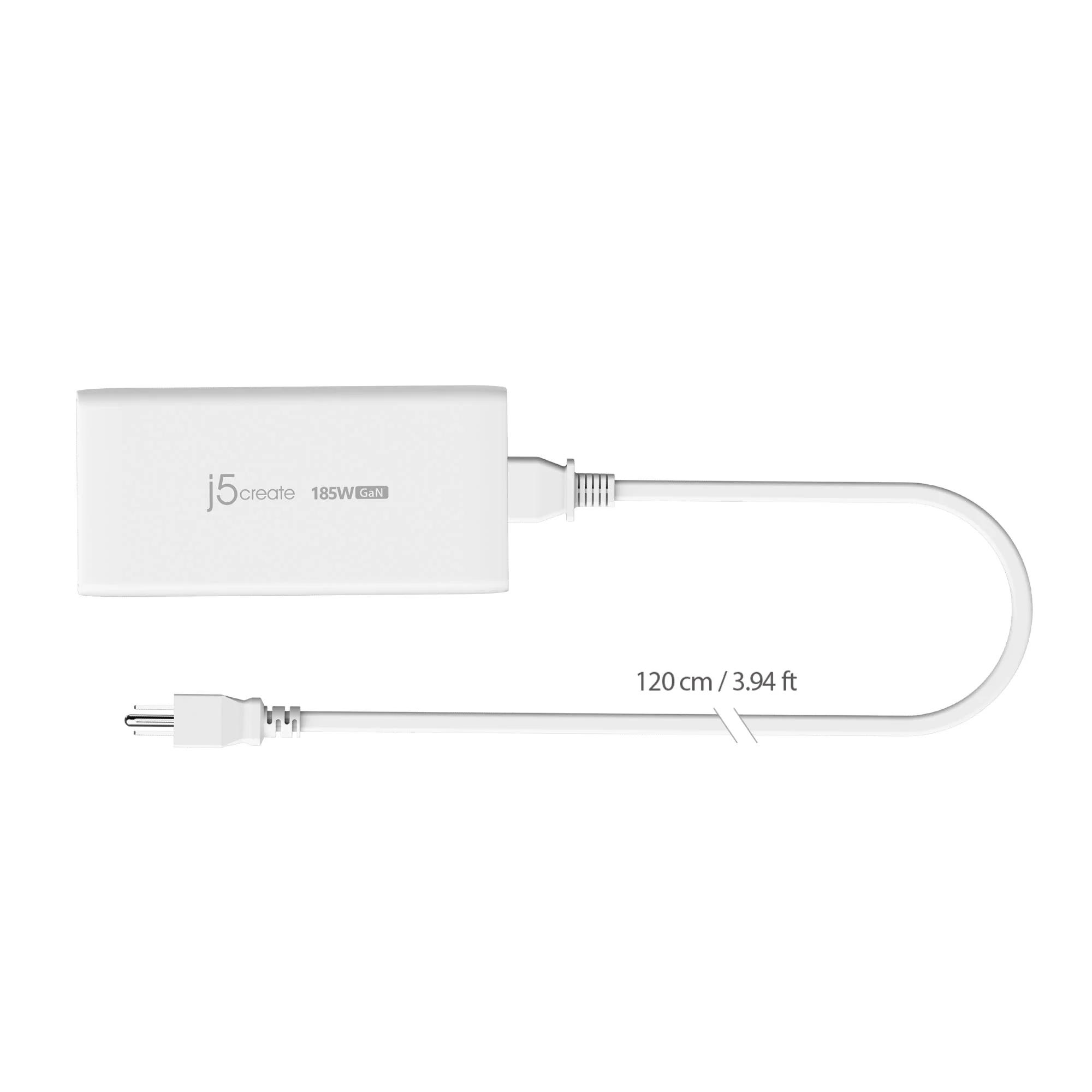 JUP37185W 185W GaN PD 3.1 USB-C® 3-Port Charger - Image 3